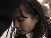 [DANDY-866] 雨に濡れた女子〇生の透けブラがエロすぎる！！無意識に誘惑してくるので今から即モミします - 1of5