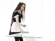 女仆天使拉什清洁英国后入白嫩大菊花