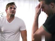 幻想按摩 - 女同性恋情侣的按摩误导，其中一人被两个男人操