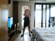 最近火爆P站絕版流出-高顏值國內留學生Easygirl清晨與大屌男友瘋狂嗨皮 嘗試倒掛69互舔幹得尖叫聲不斷 高潮顏射吃精 1080P高清原版