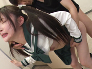 [NHDTB-98305] 図書館で声も出せず糸引くほど愛液が溢れ出す敏感娘31 美尻ツインテ女子 - 5of5