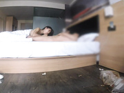 每月5位数被中年土豪男包养的舞蹈院校高颜值气质美女周日被带到酒店各种姿势狠狠爆插她,奶子圆润坚挺,屁股翘