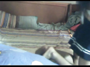 刚泡了个学生带到家里打炮还穿着水手服校服被干