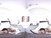 Two small pussies for one lucky daddy