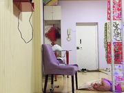 单位女同事老公出差约我上她家玩制服诱惑和情趣内衣