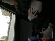 对白搞笑淫荡骚男路边搭讪与老公打架被丢到大马路上的黑丝无内美少妇拉到没人地方激情车震高潮叫的是真爽