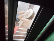 偷拍楼下刚刚爱爱好的妹子洗澡1