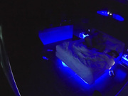 酒店水滴摄像头监控TP胖眼镜和貌似学院派的御姐开房啪啪