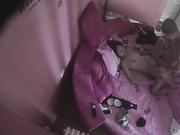 情趣酒店水滴摄像头监控TP年轻情侣开房开始还以为男的是的新手不懂调情对白清晰